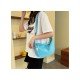 Casual Canvas Solid Large Shoulder Bags