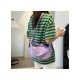 Casual Canvas Solid Large Shoulder Bags