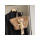  Cute Bear Plush Pure Color Large Capacity Bag