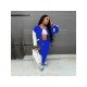  Letter Printing Casual Women's Baseball Suit