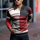 Fall Long Sleeve Color Clocking Men Tops