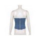 Ladies Denim Tie Wrap Strapless Tops