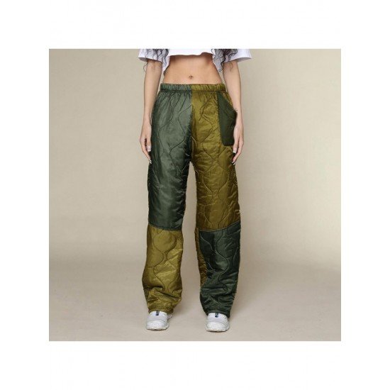  2022 Casual Contrast Color Pocket Cotton Pants