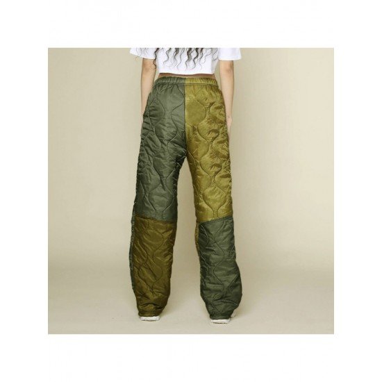  2022 Casual Contrast Color Pocket Cotton Pants