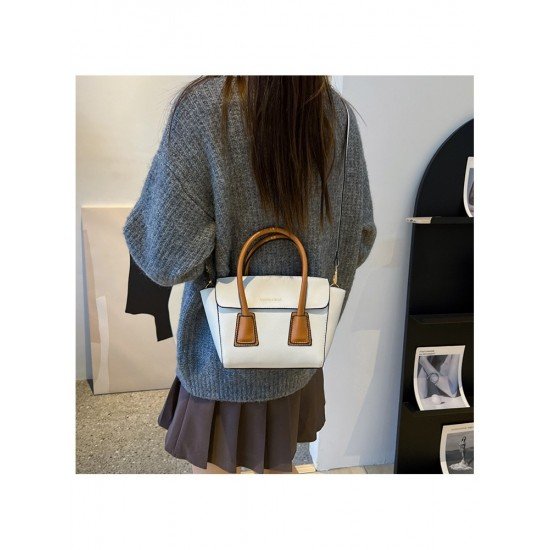 Contrast Color Shopping Shoulder Bag Handbags