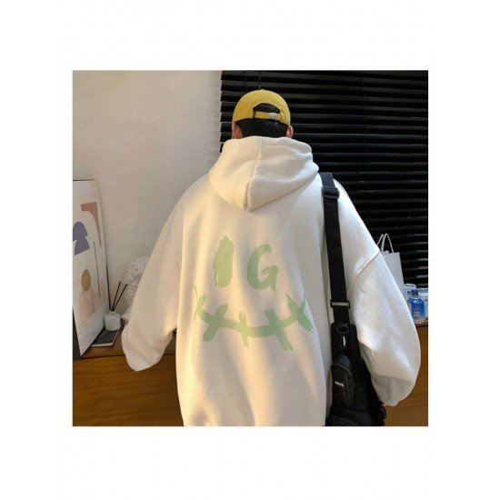  Loose Letter Graffiti Men's Casual Hoodies