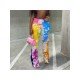 Stylish Tie Dye Bootcut Women Trousers