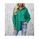  Pure Color Long Sleeve Women's Shirts