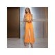 Open Back Halter Wide Leg Jumpsuits For Women