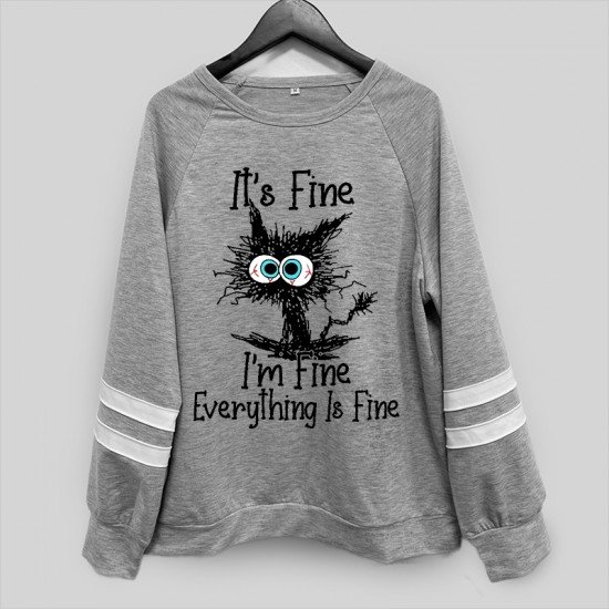 Funny Cute Graphic Long Sleeve Women Sweatshirts