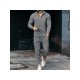  Casual Pure Color Men's Long Suits