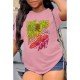 Summer Women Short Sleeve Printed T Shirts