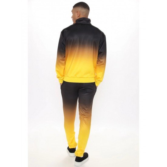  Casual Gradient Color Men's Long Suit