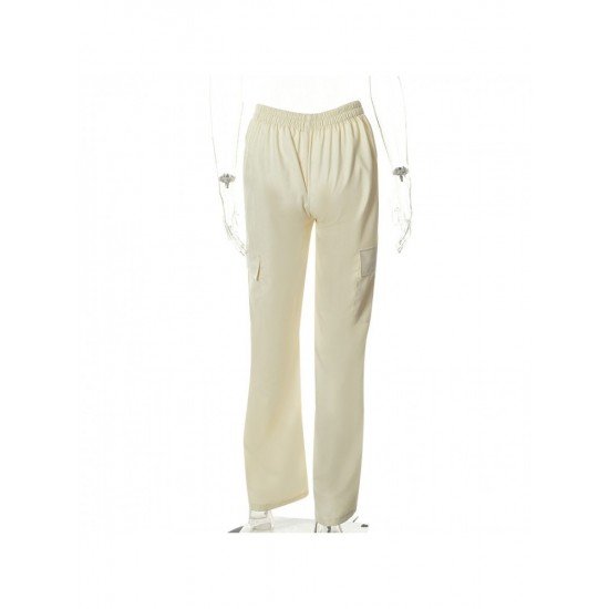  Casual High Waist Painted Women's Long Pants