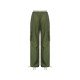 Loose Solid Drawstring Ladies Cargo Trousers