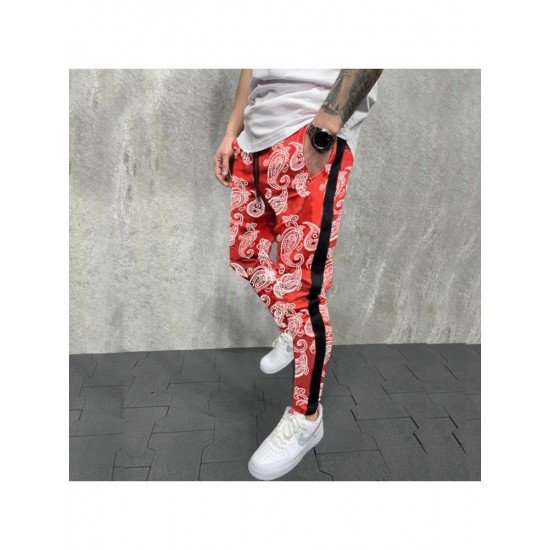  Fashion Casual Printing Men's Long Pants