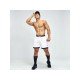  Men's Fitness Workout Contrast Color Patchwork Shorts