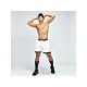  Men's Fitness Workout Contrast Color Patchwork Shorts