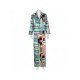  Geometric Print Casual Matching Blouse And Trouser Sets