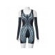 V Neck Printed Sleeveless Rompers For Women