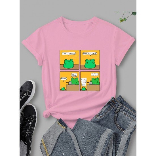 Cute Dialogue Graphic Latest Tops For Women