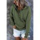  Casual Loose Hooded Pure Color Women's Sweater