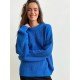  Winter Round Neck Women's Pure Color Sweaters