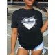 Heart Graphic Summer Couple T Shirts