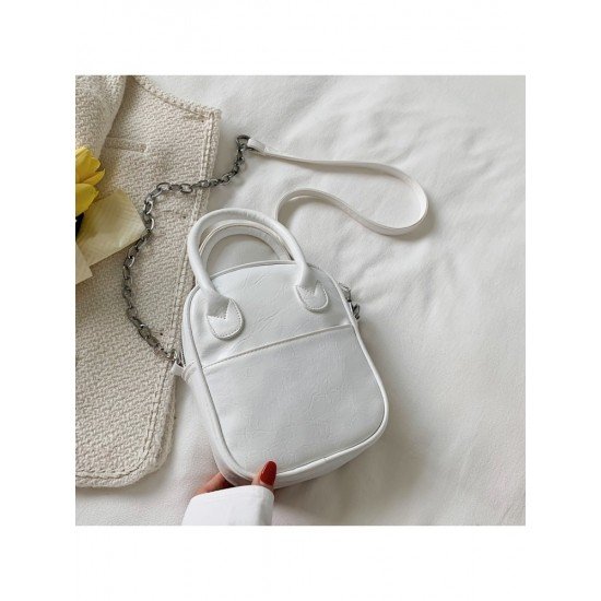 Korean Style White Chain Shoulder Bags