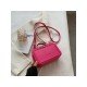  Women's PU Pure Color Simple Satchels