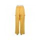  Casual Pure Color Pocket Women's Long Pants