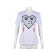  Women's Casual Round Neck Printing T-shirt