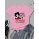 Leisure Women Graphic T Shirt Tops