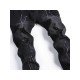 Printed Black Ripped Pencil Jeans For Men