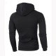 Spring Winter Patchwork Men Hooded Tops