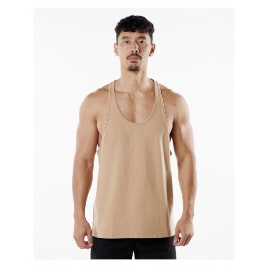  Men's Leisure Sports Fitness Muscle Pure Color Tanks