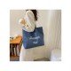  Canvas Letter Large Capacity Female Tote Bag