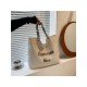  Canvas Letter Large Capacity Female Tote Bag