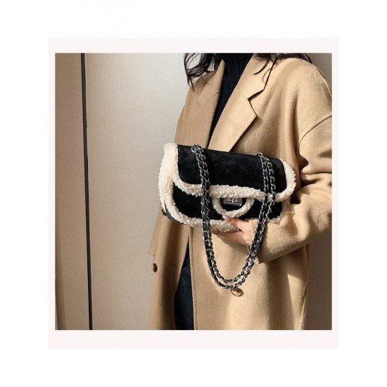  2022 New Fashion Plush Women's Shoulder Bag