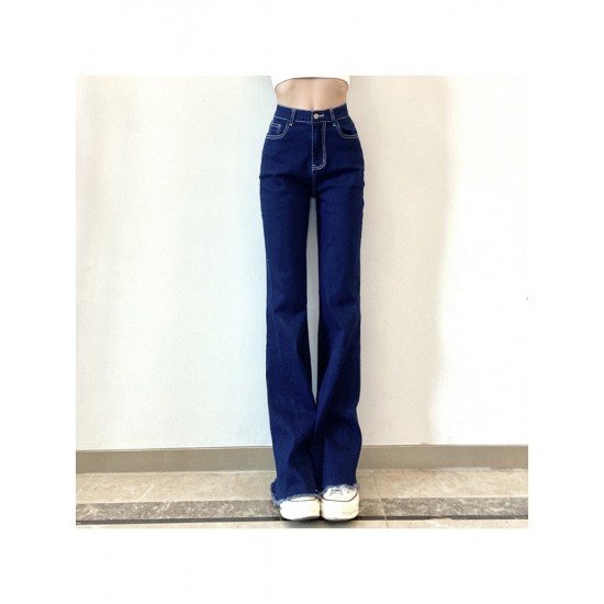 Vintage Blue Flare Jean Trousers