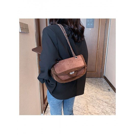  2022 New Fashion Plush Women's Shoulder Bag