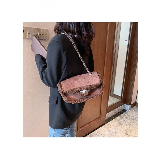  2022 New Fashion Plush Women's Shoulder Bag