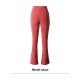 Solid Zipper Up Flare Trousers For Women