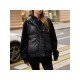  Winter Pure Color Zipper Women's Down Coats