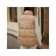  Winter Pure Color Zipper Women's Down Coats