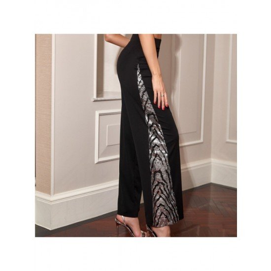  Autumn Loose Sequins Women's Long Pants