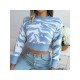  Casual Animal Print Women's Knitted Sweater