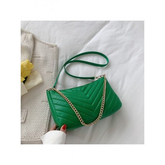 Ladies Pure Color Chain Shoulder Bags