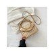  Fashion Simple PU Rhombus Lattice Chain Bag