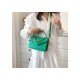  Fashion Simple PU Rhombus Lattice Chain Bag